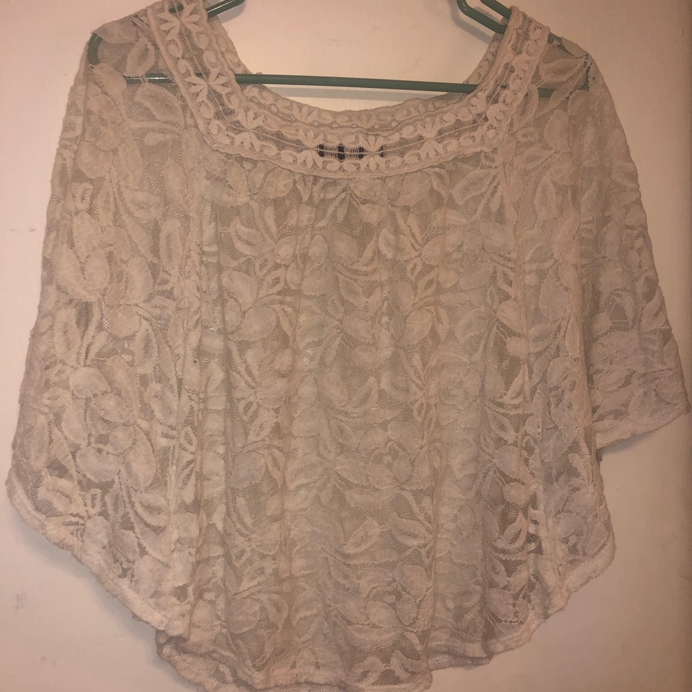 Lace Flowy Shirt
